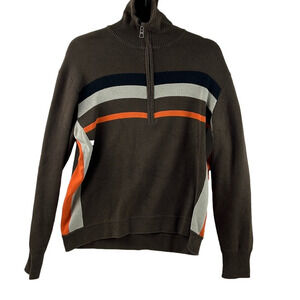 Men's Mexx retro Mock Neck ¼ Zip  Sweater size small